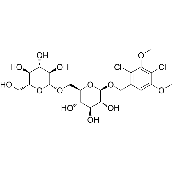 (2,4-Dichloro-3,5-dimethoxyphenyl) methyl 6-O-β-D-glucopyranosyl-β-D-glucopyranoside 2739844-79-0